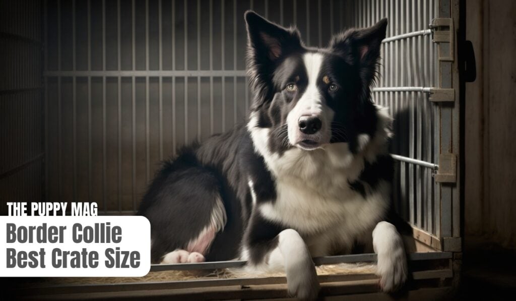 border collie crate size